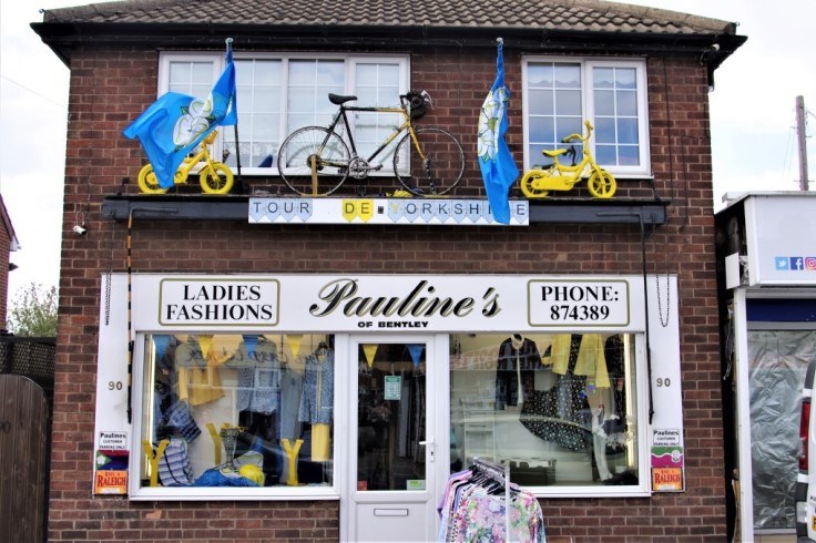 Paulines of Bentley shop front winner of Best dressed overall for TDY